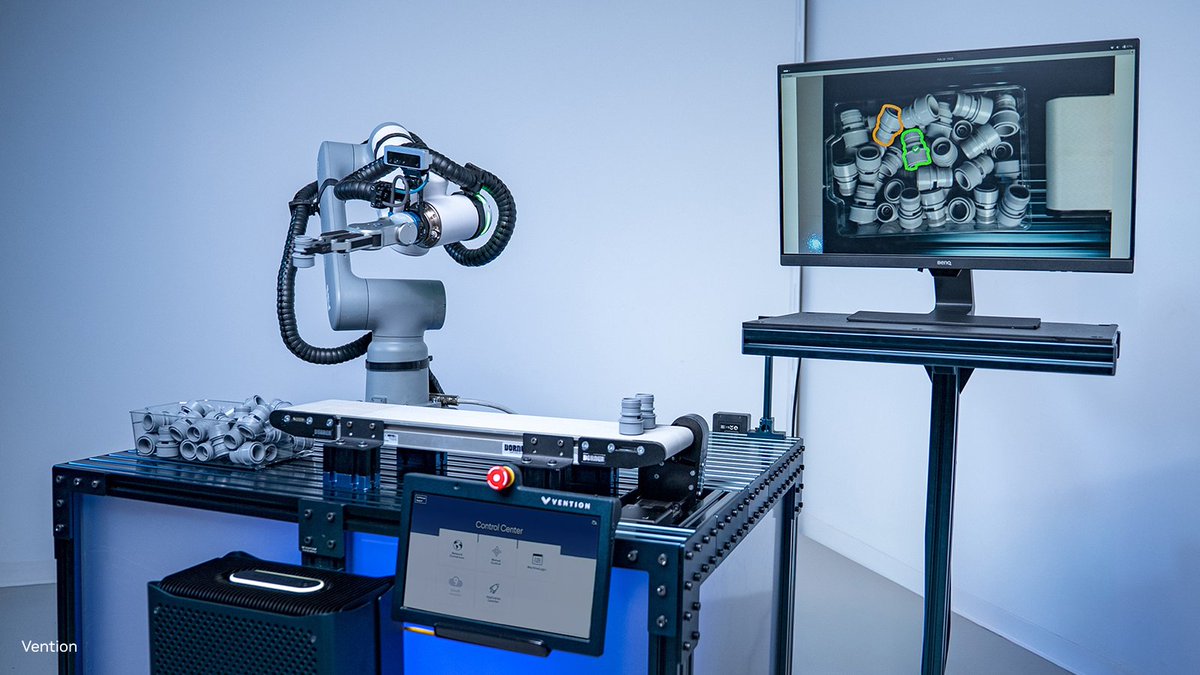 We’re excited to share how Vention’s MachineMotion AI, powered by #NVIDIAIsaac Manipulator, makes deploying AI-driven robots at scale easier than ever. 

Developers benefit from:
✔️ Advanced motion planning
✔️ GPU-accelerated real-time perception
✔️ Robust remote monitoring