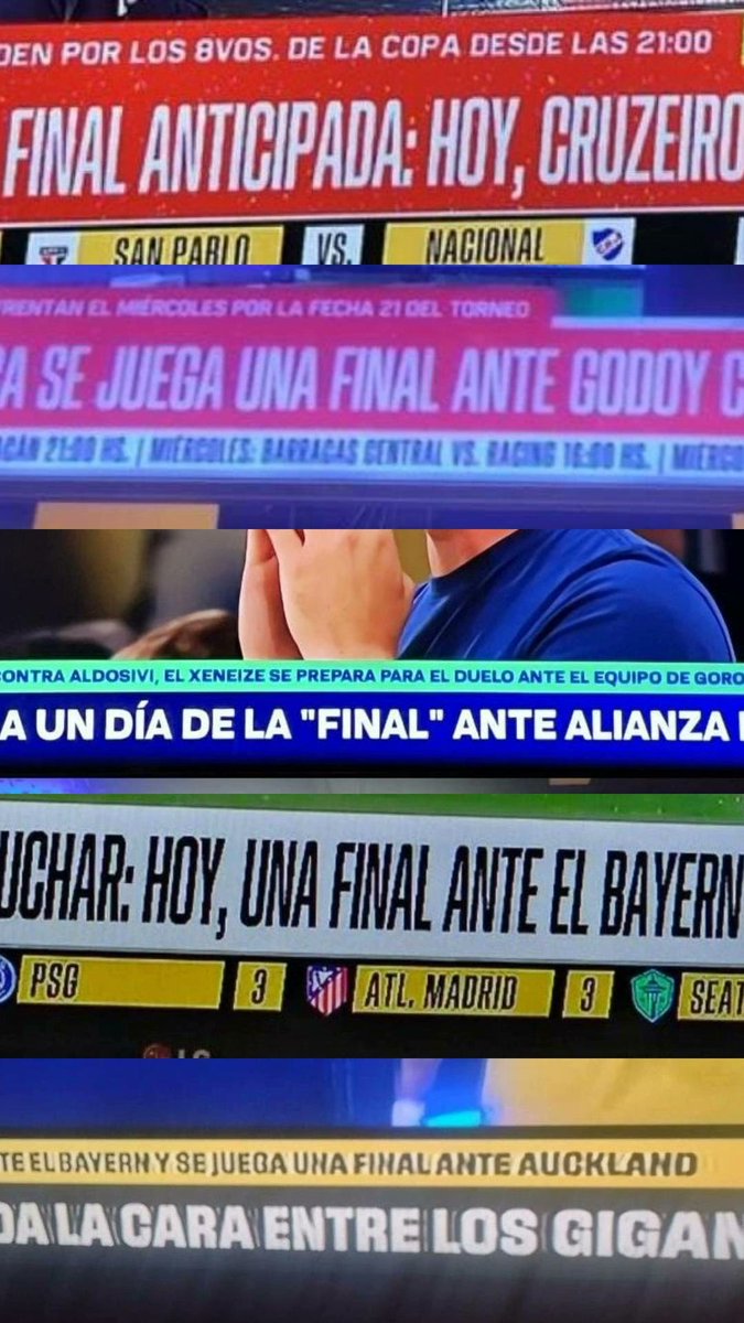 El club que juega finales todas las semanas y no gana un título hace 3 años