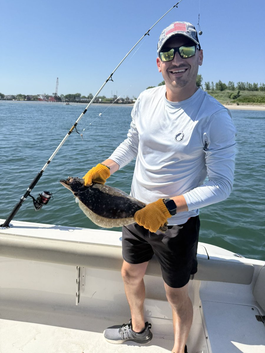 Fish on! Great morning with my Pops for belated Father's Day