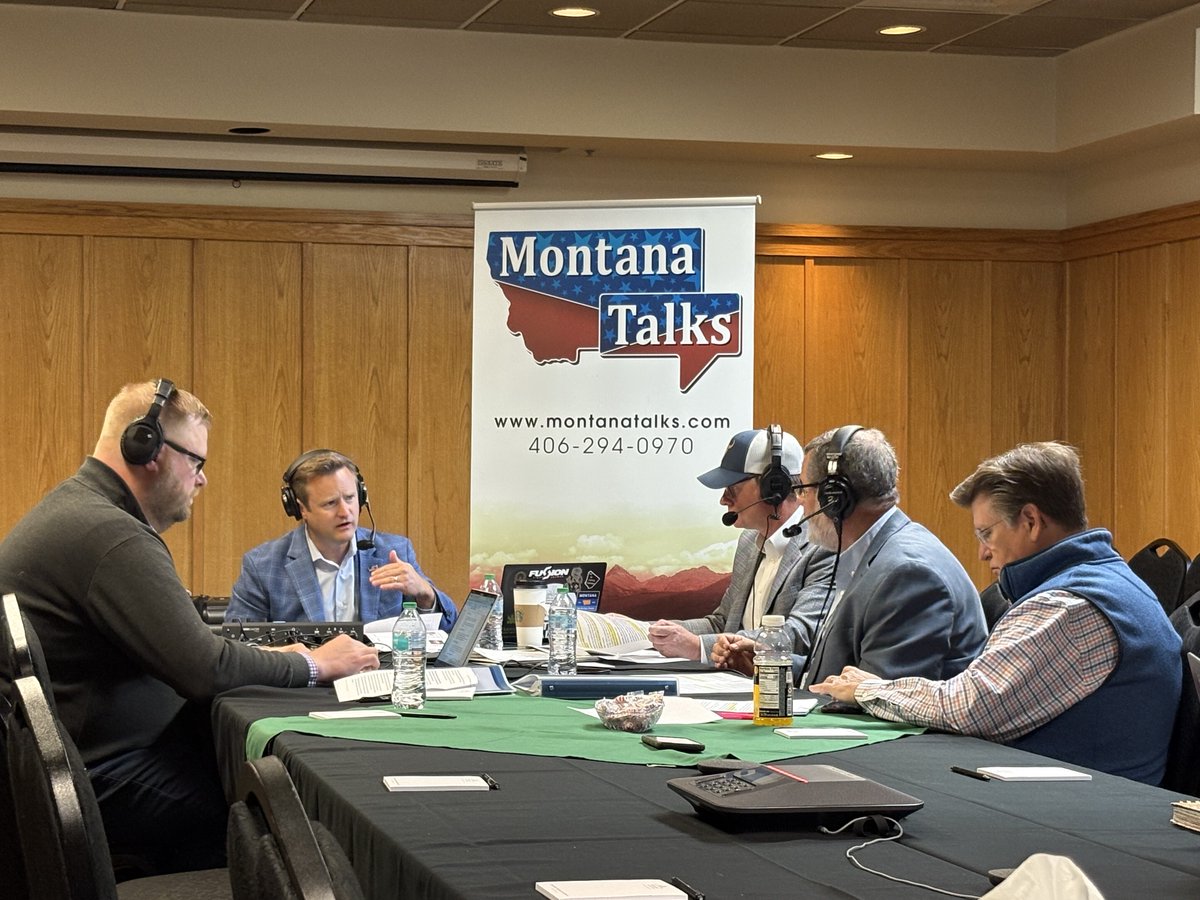 BrownCSIMT's tweet image. 🎙️ This morning, we had the privilege of hosting top insurance leaders from across the country on Montana Talks!
Commissioner James Brown (Montana), Commissioner Jon Godfread (North Dakota, NAIC President), Commissioner Jon Pike (Utah, NAIC Secretary-Treasurer), and Director…