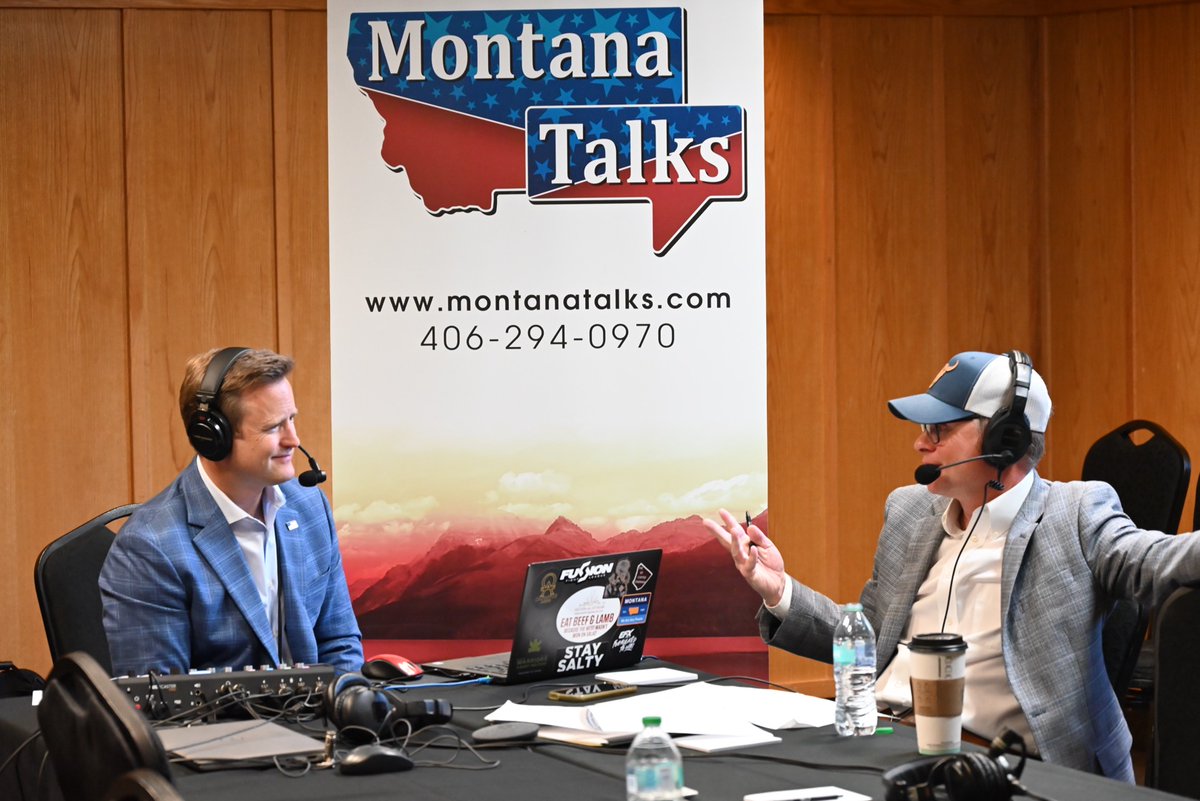 BrownCSIMT's tweet image. 🎙️ This morning, we had the privilege of hosting top insurance leaders from across the country on Montana Talks!
Commissioner James Brown (Montana), Commissioner Jon Godfread (North Dakota, NAIC President), Commissioner Jon Pike (Utah, NAIC Secretary-Treasurer), and Director…