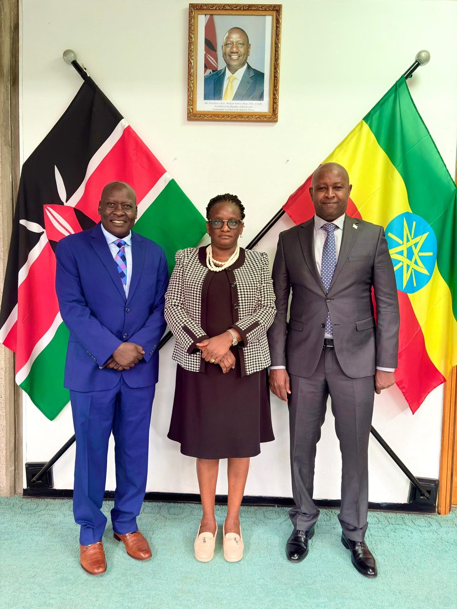 Patrick Kilemi (@patrickkilemi) on Twitter photo Today in Addis, Ethiopia. Courtesy visit to the Kenyan embassy. Hosted warmly by Deputy Head of Mission <a href="/PetronilaWere/">Petronila Were</a> & flanked by the chairperson of <a href="/police_sacco/">Kenya National Police DT SACCO</a>, David Mategwa ahead of the 2025 Africa Regulatory Roundtable. Today in Addis, Ethiopia. Courtesy visit to the Kenyan embassy. Hosted warmly by Deputy Head of Mission <a href="/PetronilaWere/">Petronila Were</a> & flanked by the chairperson of <a href="/police_sacco/">Kenya National Police DT SACCO</a>, David Mategwa ahead of the 2025 Africa Regulatory Roundtable.