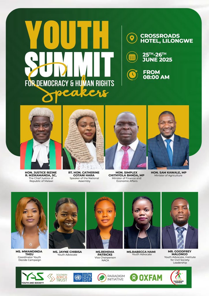 All the three arms of our Government in the room! 
#YouthSummit4Democracy