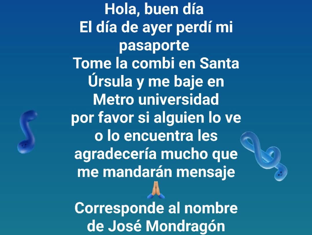 XxMichelleeexX's tweet photo. Ayúdenme a compartir, se los agradecería mucho 🙏🏼
Fue en Coyoacán, Santa Úrsula Coapa https://t.co/zTn9CCip8m