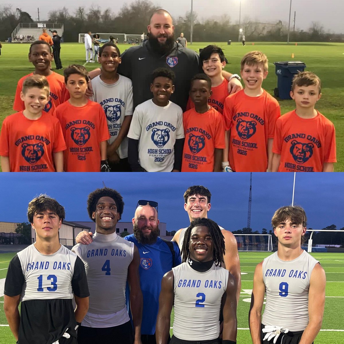 Grant Smith QB ✞ (@grantsmithtexas) on Twitter photo Texas UIL State Championship 7v7 tournament is this weekend. Some of us have playing 7v7 together since the 6th grade.
Can’t believe it’s our last tournament but can’t wait to compete!
<a href="/GOaksFootball/">Grand Oaks Football</a> <a href="/YorkJrHighFball/">York Jr High Football</a> <a href="/coach_mcdowell/">Shaun McDowell</a>
<a href="/CoachJDanzer/">Joe Danzer</a> <a href="/PrestonCloud7/">Preston Cloud</a> Texas UIL State Championship 7v7 tournament is this weekend. Some of us have playing 7v7 together since the 6th grade.
Can’t believe it’s our last tournament but can’t wait to compete!
<a href="/GOaksFootball/">Grand Oaks Football</a> <a href="/YorkJrHighFball/">York Jr High Football</a> <a href="/coach_mcdowell/">Shaun McDowell</a>
<a href="/CoachJDanzer/">Joe Danzer</a> <a href="/PrestonCloud7/">Preston Cloud</a>