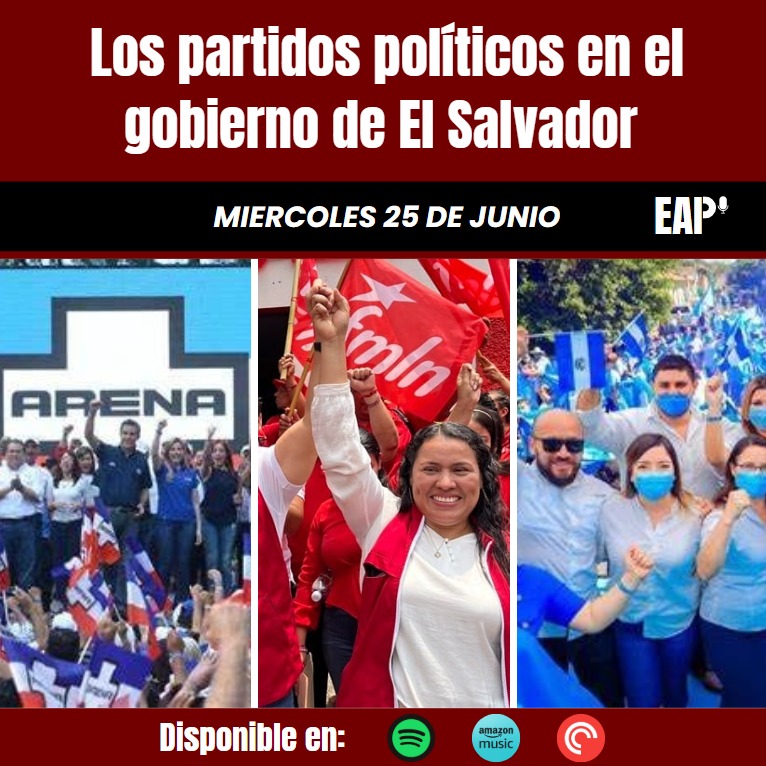 agendaradio's tweet photo. ¡Mañana! Tienes una cita con nosotros a partir de las 8:30 a.m 🕣 no te pierdas nuestro podcast titulado:"Los partidos políticos en el gobierno de El Salvador". 🇸🇻

Disponible en las plataformas: Spotify, Amazon Music y Pocket Cast ✅ 

#podcast #ElSalvador https://t.co/unpL4jOlb5