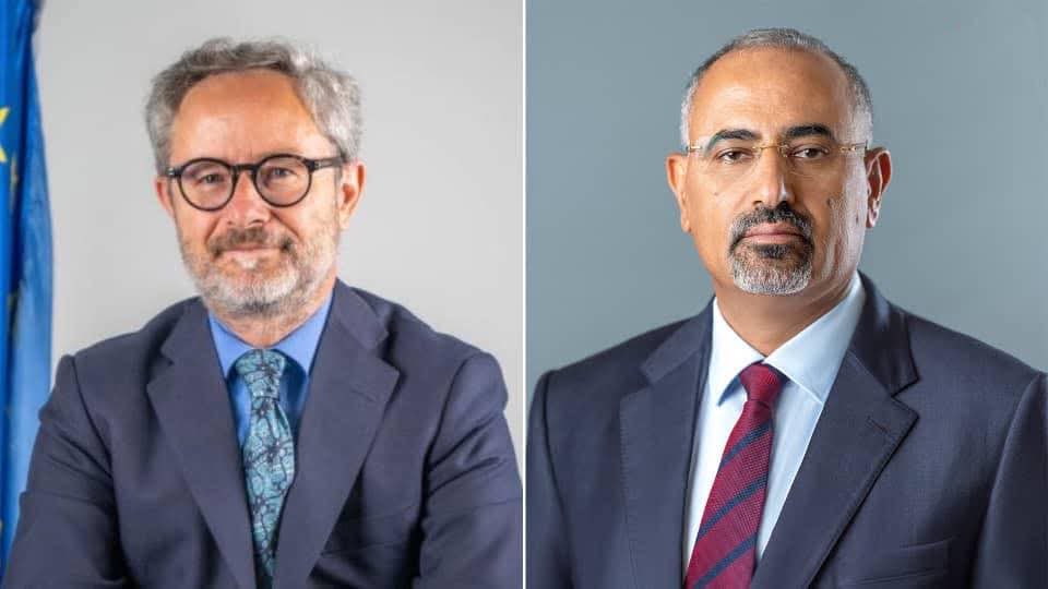 الرئيس الزُبيدي يبحث مع رئيس بعثة الاتحاد الأوروبي الأوضاع الراهنة في بلادنا وسُبل دعم جهود السلام
stcaden.com/posts/29859