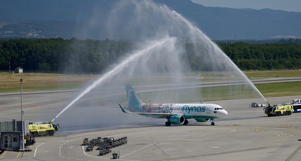 vince_dago's tweet image. Water salute for the first inaugural Flynas flight between Riyadh and Geneva
A320-251N | HZ-NS35 | Flynas (Year of Arabic Calligraphic)
GVA/LSGG🇨🇭24.06.2025