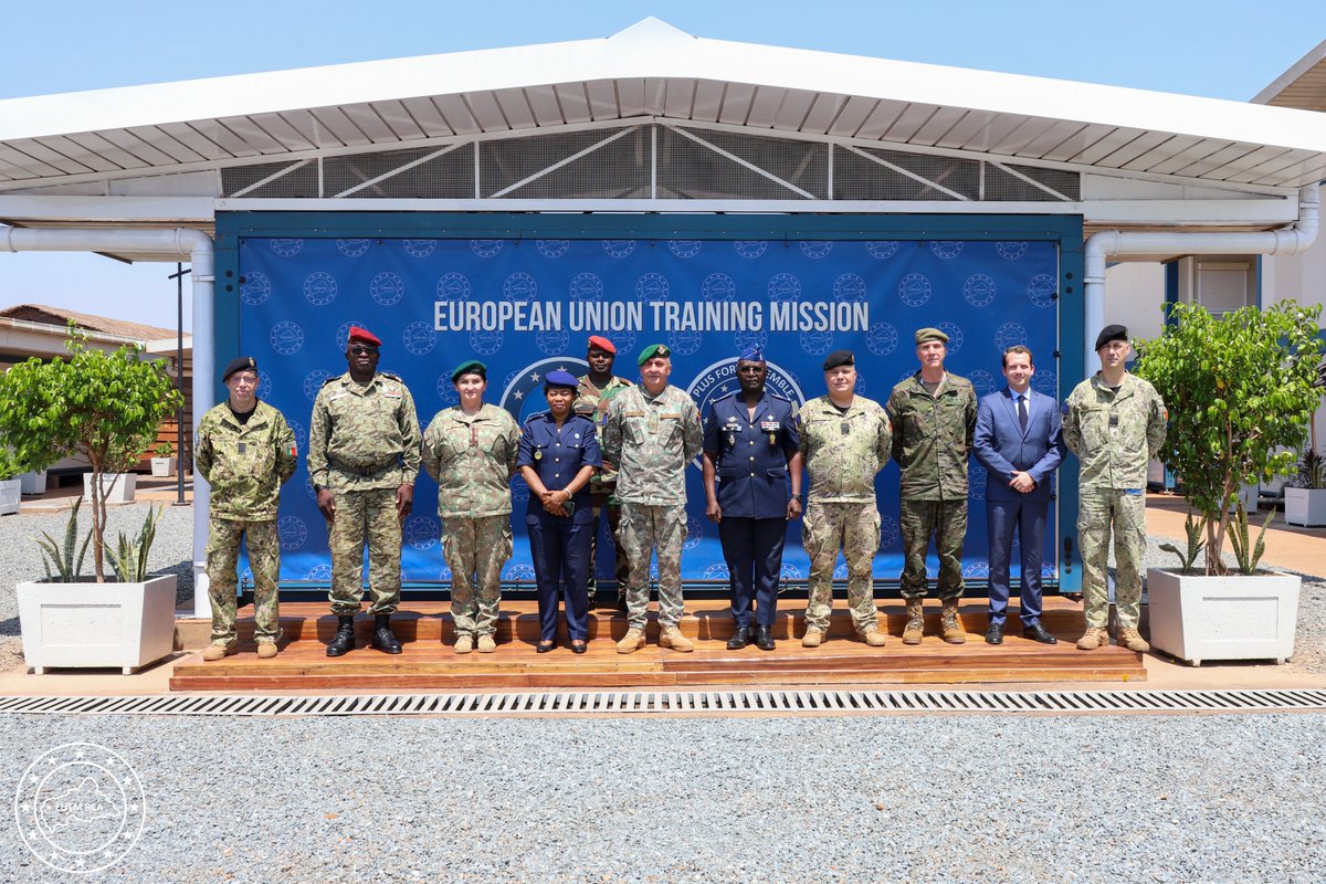 🇨🇫🇪🇺 Camp Moana was honoured today to welcome a high-level delegation from the Ministry of Defence of the Central African Republic, led by Brigadier General Léa Yangongo, the first female general in the history of the Central African Armed Forces.