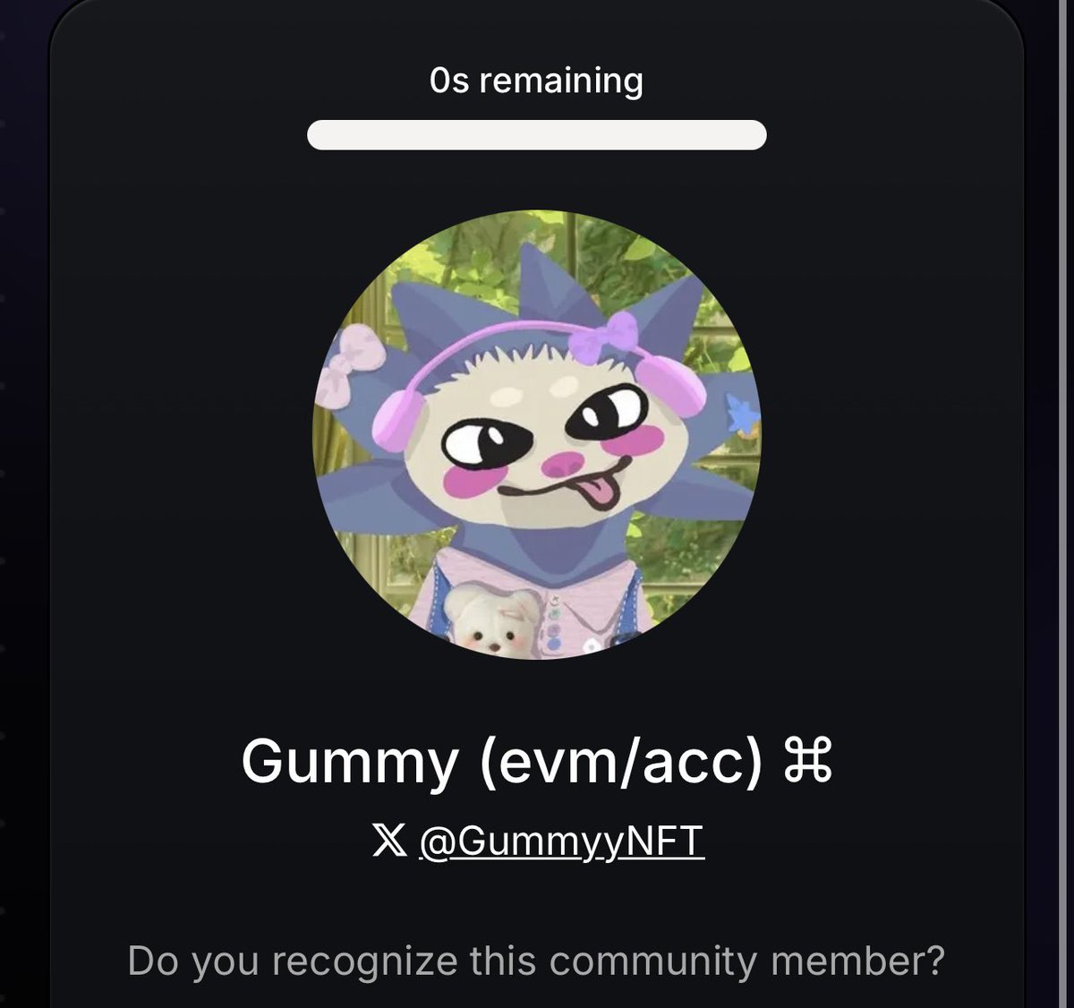 do you recognize me ?