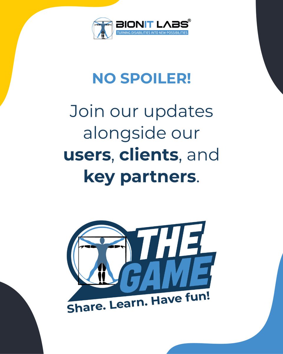 🚀 Innovation, the way we like it. With one clear goal: to build a more equitable and accessible world. This is BionIT Labs. And this is The Game.

🦾 Don’t miss a single moment of our backstage coverage!

#AdamsHand #BionITLabs #TheGame #BionicHand #Amputee #LimbDifference