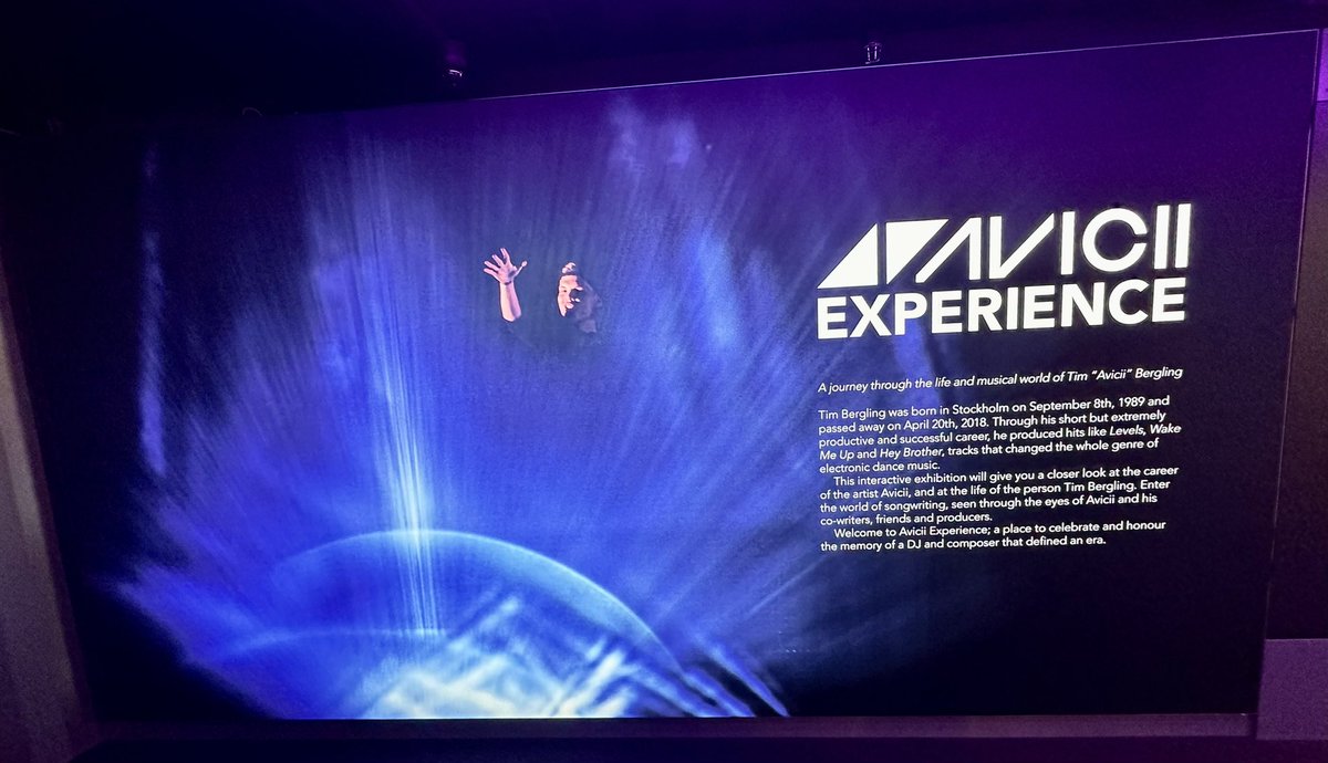 Just visited the Avicii Experience.
It hit deep—his music, his story, his pain.
A reminder that even legends struggle.

Thank you, Tim. You gave us so much. 🇸🇪💔
#Avicii #AviciiExperience #RIPAvicii #MentalHealthMatters