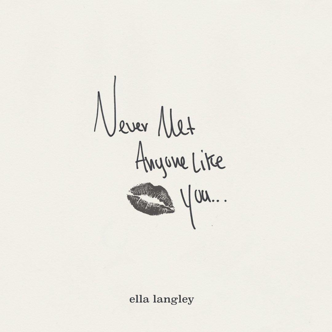 ellalangleymsic's tweet image. Never Met Anyone Like You. Out Friday. 6.27.
Written with @HardyMusic & @jordanmschmidt
Presave here: EllaLangley.lnk.to/NMALY