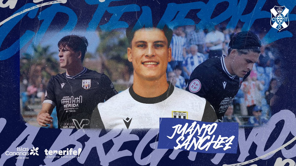 CD Tenerife 🏴 (@cdtoficial) on Twitter photo ⚪️🔵 <a href="/juanjo8sanchez/">Juan José Sánchez Romero</a>, nuevo fichaje del #CDTenerife
🔗 clubdeportivotenerife.es/noticias/juanj…
#BienvenidoJuanjoSánchez #JuanjoSánchezBlanquiazul #LaBregaNosUne ⚪️🔵 <a href="/juanjo8sanchez/">Juan José Sánchez Romero</a>, nuevo fichaje del #CDTenerife
🔗 clubdeportivotenerife.es/noticias/juanj…
#BienvenidoJuanjoSánchez #JuanjoSánchezBlanquiazul #LaBregaNosUne