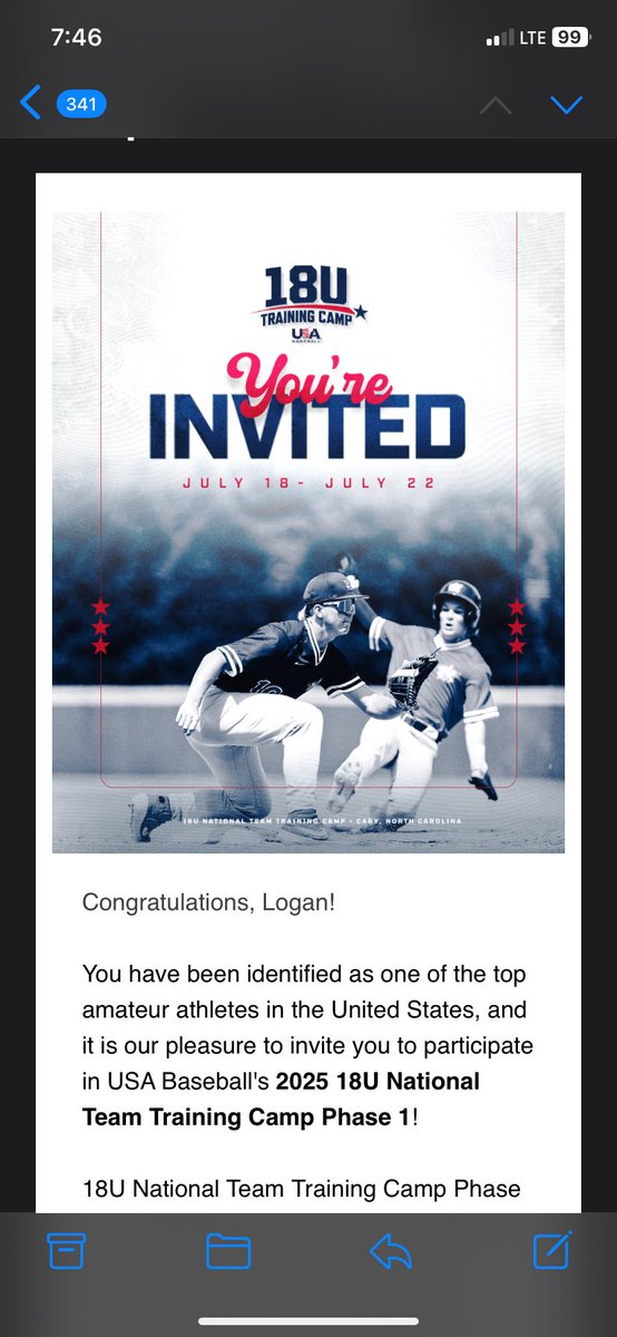 Chad99852267's tweet photo. So proud of this kid!!!! Keep working. https://t.co/wYVAPWpfbP