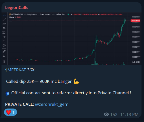 zeronrekt's tweet photo. Sniped the dip at 25K
Rode it to 900K like a 🐆 on rocket fuel
36X banger from the shadows
#MEERKAT #Solana #PrivateAlpha https://t.co/gXsPDi73DZ