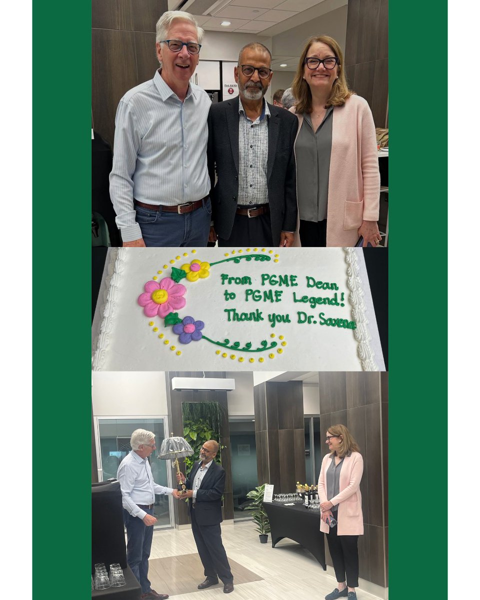 Thank You, Dr. Saxena

Grateful for your 14 years of incredible leadership and dedication to PGME. Your impact on the College of Medicine is truly lasting.

Big thanks to the Dean’s Office for hosting a wonderful celebration in your honour!