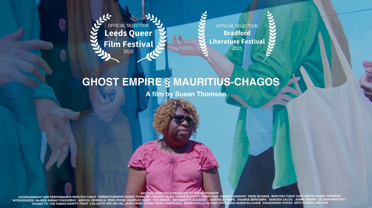 scmthomson's tweet image. Been speaking on BCB Radio ahead of showing Ghost Empire Mauritius-Chagos June 29 at Bradford Literature Festival when I&apos;ll be in conversation after! Listen back at listenagain.bcbradio.co.uk 4.45- 5pm June 24 bradfordlitfest.co.uk/?s=susan+thoms… @HumanDignityT @artscouncil_ie  @BradfordLitFest