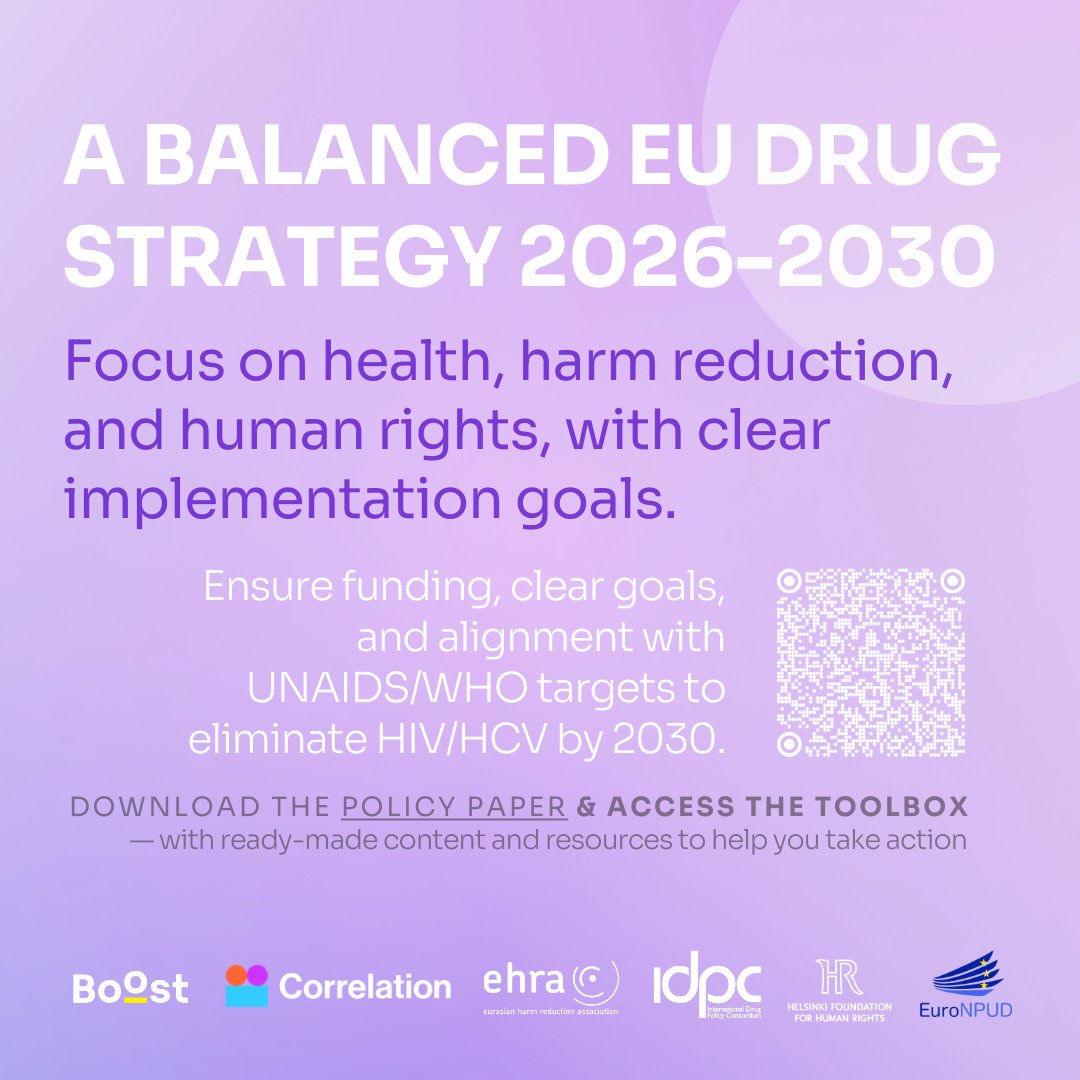 hfhrpl's tweet image. In 2025, the European Union will adopt a new EU Drug Strategy that will define priorities for 2026–2030. As this critical moment approaches, we call for a shift towards a balanced, health-focused, and human rights-based approach to drug policy.
To support this effort, we are…