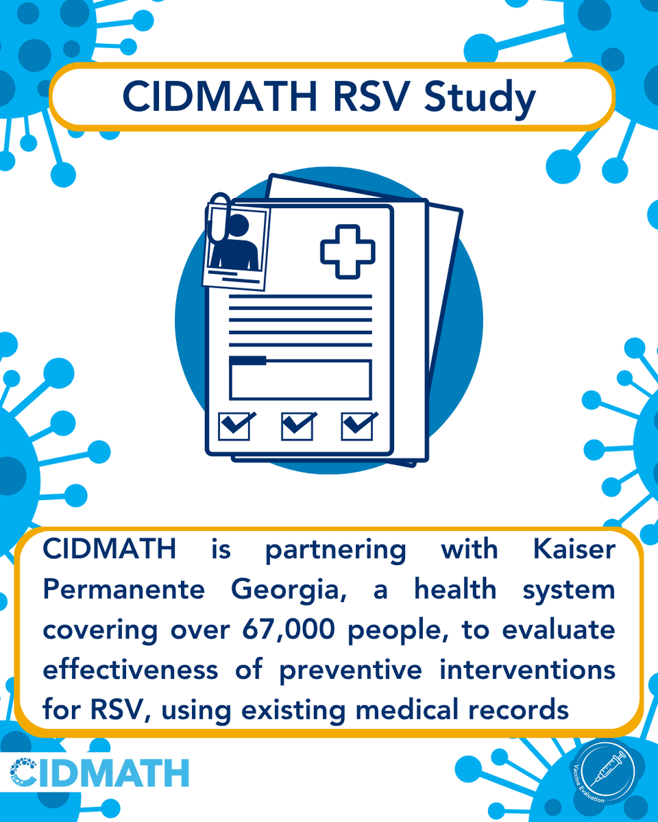 Emory_CIDMATH's tweet photo. CIDMATH’s partnership with @KPGeorgia facilitates the use of existing medical records for this study. Learn more on https://t.co/Y1vjTS3I6e! (2/2) #vaccines #RSV https://t.co/7Xg8R9JD8O
