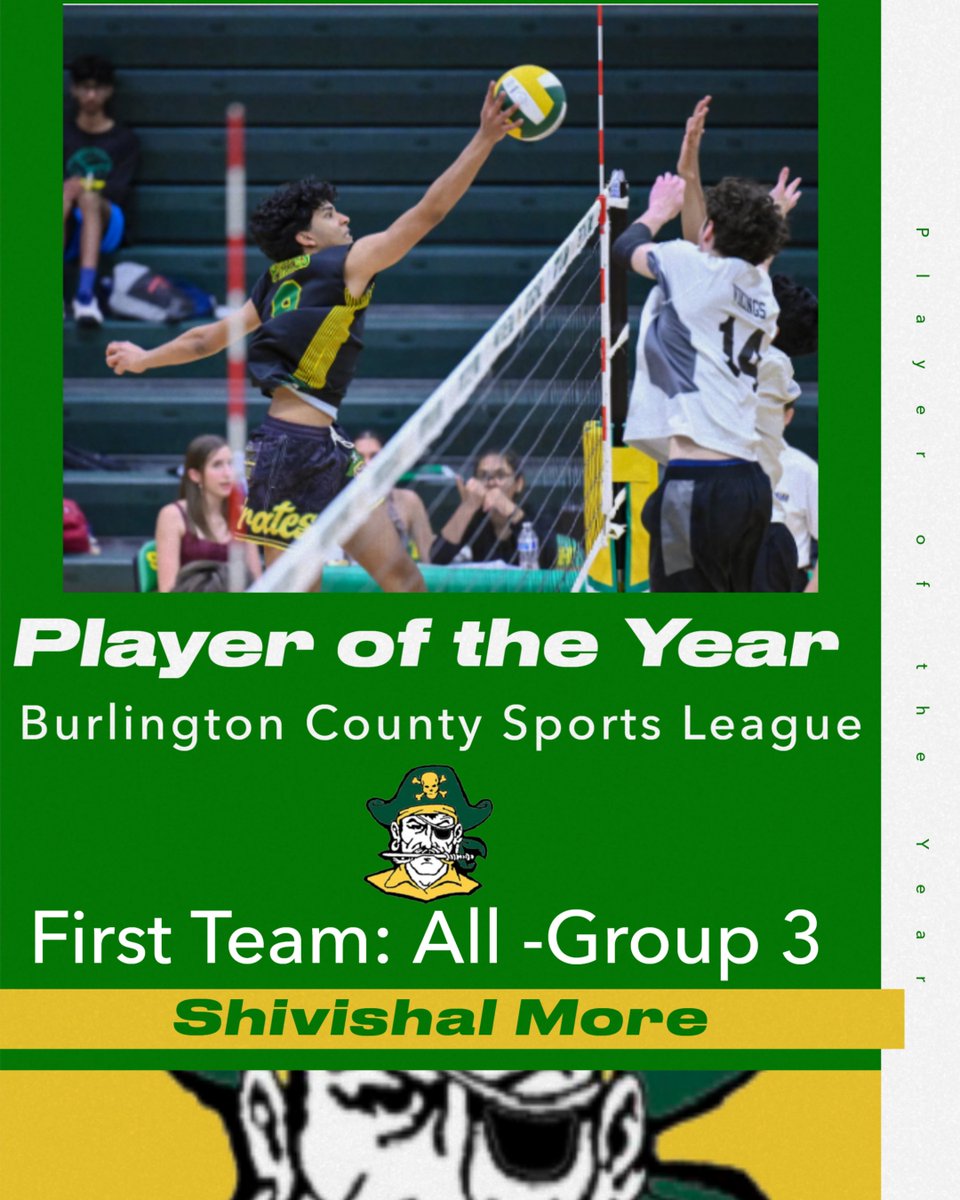 Congratulations to Srivishal More on being named BCSL Player of the Year and earning a spot on NJ.Com All- Group 3!