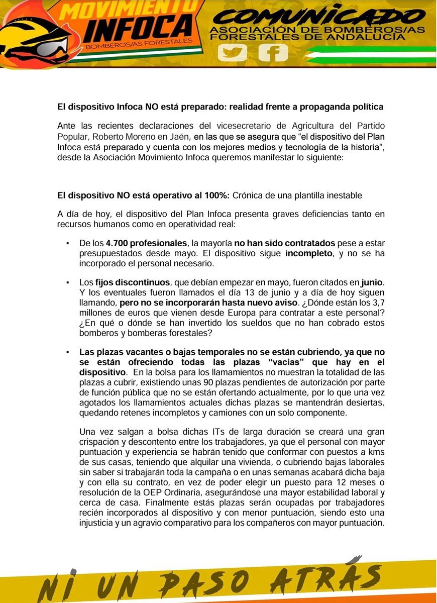 MovimientoINFO3's tweet photo. @robertomj_  de @AndaluciaJunta  de Jaén miente a todos los Andaluces y Andaluzas...
https://t.co/MOkx8zrLAd
@DiarioJAENes @lavozdelsures @europapress @EFE_Andalucia @Podemos_AND @AdelanteAND @psoedeandalucia @IzqAndalucista @iuandalucia 
@antoniosanz @JuanMa_Moreno https://t.co/F5igjLEYZf