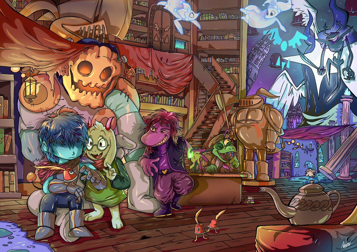 Akage_IMP's tweet image. Dark Sanctuary ✨💚 #DELTARUNE