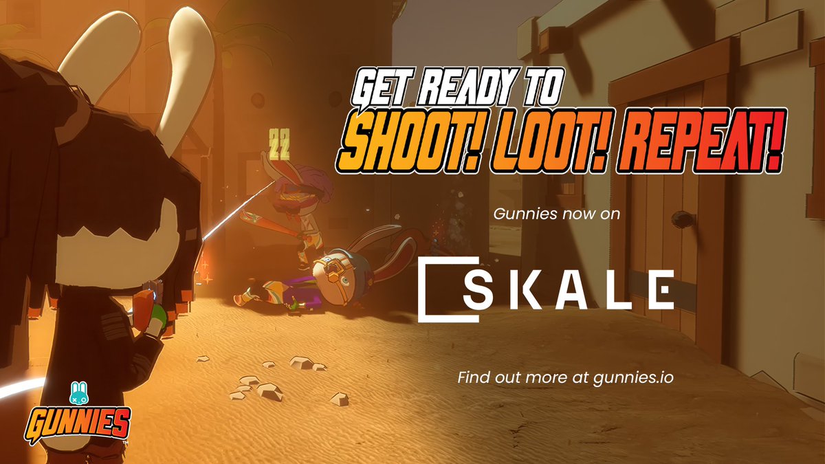⚔️The battlefield just SKALE’d up🐰
GUNNIES is now LIVE on <a href="/SkaleNetwork/">SKALE</a>!

Dive into our Open Beta FPS — where chaos reigns and survival isn't guaranteed🧟‍♂️

🎮Go solo or squad up
💸Zero gas fees
🏆Incentivized Leaderboards

Play now: gunnies.io
🎯Shoot. Loot. Repeat