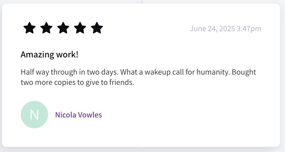 New review for NOTB's new book #AI&amp;I just in. wild-tales.co.uk/product-page/a…?