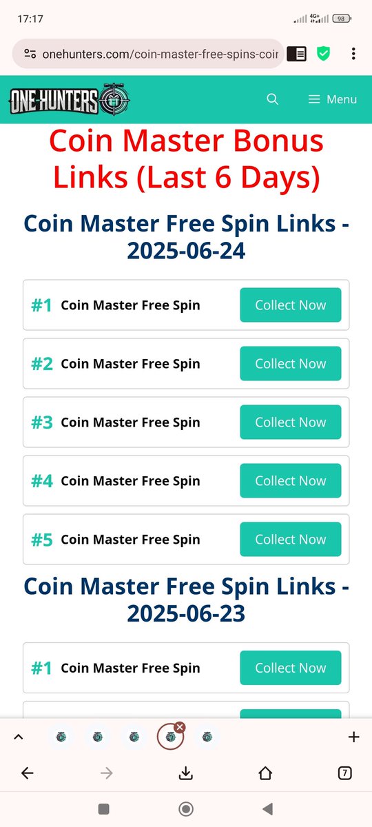 TodayLinks's tweet photo. Coin Master Free Spin Links โ June 24, 2025 ๐ฐ
Claim your daily free spins and rewards now! Donโt miss todayโs gifts!
๐ https://t.co/comxazXDqp
#CoinMaster #FreeSpins #DailyRewards #FreeCoins #CoinMasterLinks #OneHunters https://t.co/xuM6SFNtz7