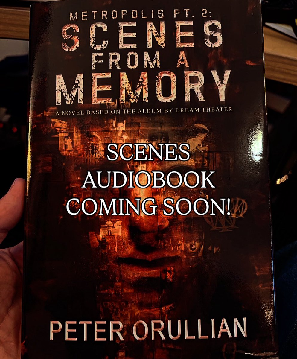 PeterOrullian's tweet image. A year ago today, my novelization of Grammy-winning progressive metal giant Dream Theater's album Scenes from a Memory was announced. Today I'm happy to announce that we'll be releasing an audio version of the book. Watch for an immanent release update! #dreamtheater