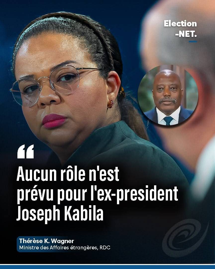 DieudonneAlima1's tweet image. #RDC : La Ministre des Affaires étrangères de la RDC, Thérèse K. Wagner, a déclaré qu’« aucun rôle n’est prévu pour l’ex-président Joseph Kabila » dans la nouvelle configuration politique du pays. A-t-on lu sur #ÉlectionNet ! 

Quant à moi aussi, JKK est un outsider...