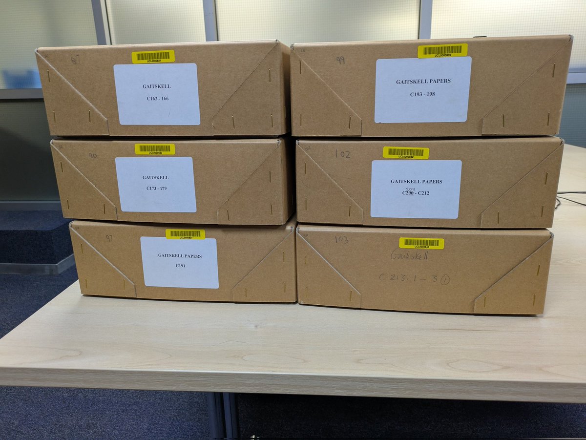 A good day's visit to the UCL Archives (at Kew) looking at Gaitskell's papers on Clause IV.