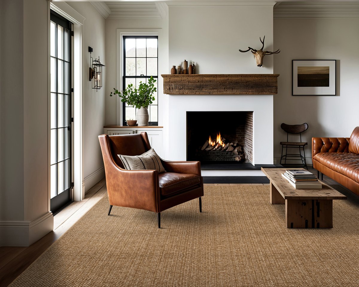 Semi-worsted and boucle wool yarns join together to create the intricate, multilayered composition of Aiden. 

View all available colors: hubs.ly/Q03sGJ470 

#stantoncarpet #customrugs #carpetlove #luxurycarpet #interiordesign #customcarpet #arearugs #luxurydesign #arearug