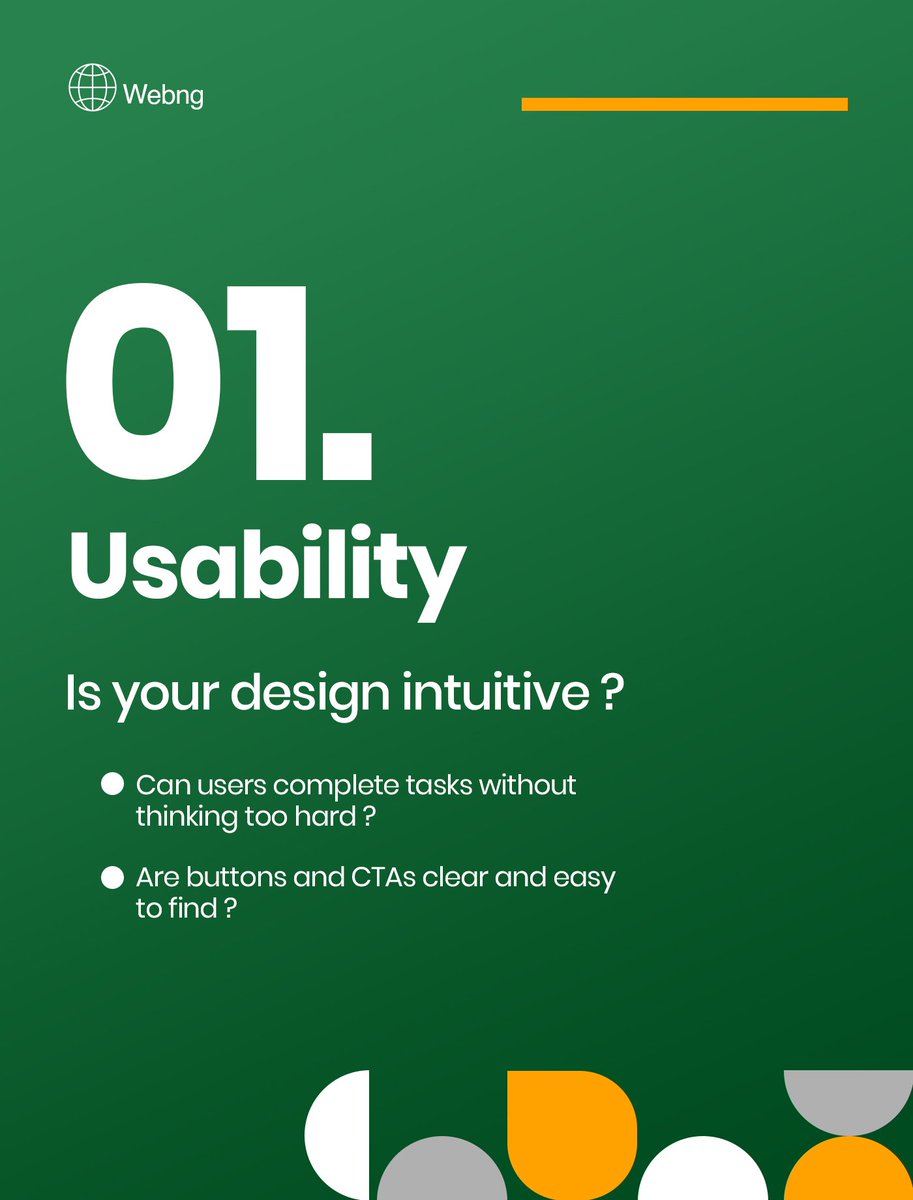 Web_ng_'s tweet photo. Get ready to elevate your UX game with our Ultimate UX Checklist! This comprehensive guide covers everything you need to know to create user-friendly and intuitive interfaces.
Get in touch ๐๐ป https://t.co/I9NBqhmIxn
#UX #UserExperience #Design #Checklist #UltimateGuide https://t.co/GJfakX79Se