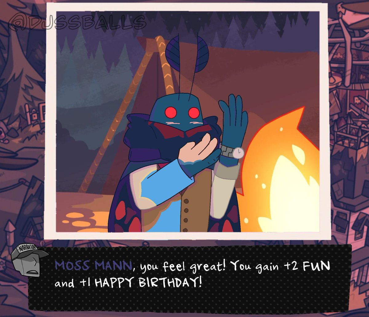 djssballs's tweet photo. Have you guys seen the new Monster Camp update? I think ponky-kong I mean MOSS MANN on the blue site has :]

#monsterprom  #mossmann #transformation #tftwit #tftuesday #WOOOOOOO https://t.co/exvfXx0a8o