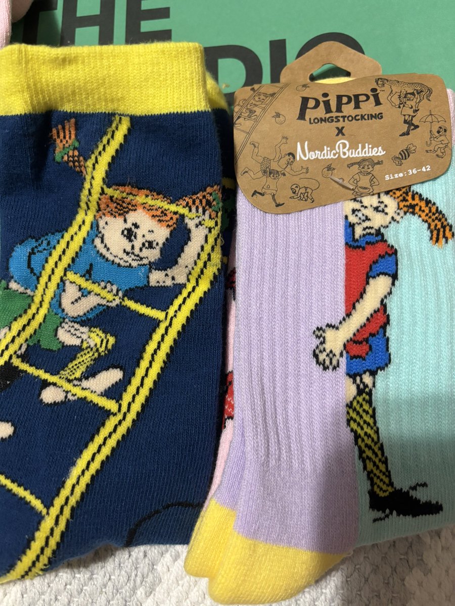 ノルディックパビリオンで販売している『長くつ下のピッピ』の靴下