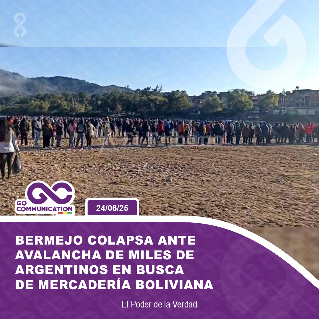 #Tarija | 🛍️🌉 Miles de argentinos cruzaron en chalana por el feriado largo 🇦🇷 buscando mercadería barata en Bolivia. Ropa, comida y electrónicos, etc.🇧🇴

Lee la nota
gocommunicationbol.com/?p=16448

#Frontera #Bermejo #Argentina #ComprasMasivas #Argentinos #argentos #Mundo #Bolivia