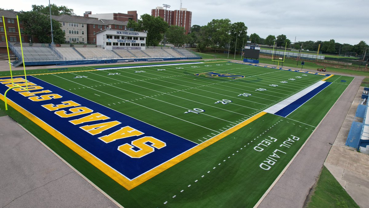 GoSoutheastern's tweet image. Want to get your brand in front of thousands of people during the 2025 football season? We have opportunities to play your commercial on our video board (limited number of spots available) and field signage opportunities. 

To learn more, contact Associate Director of Athletics…