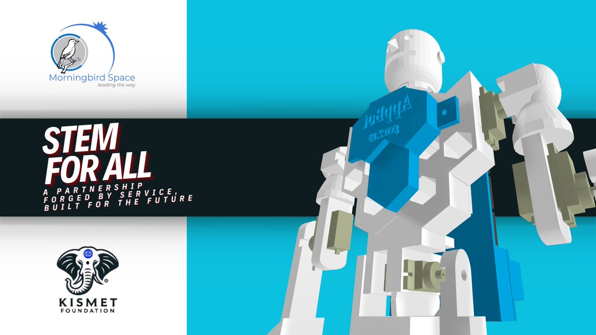 MorningbirdSC's tweet photo. 🚨 New partnership!
 We’ve joined forces with The Kismet Foundation (led by Veterans 💪) to bring AppBot robotics + coding kits to military families.
Real tools. Real impact. Real change.
 #AppBot #MorningbirdSpace #STEMForAll #VeteransInSTEM #RoboticsEducation #BuildCodeDream https://t.co/tb13JHstGm