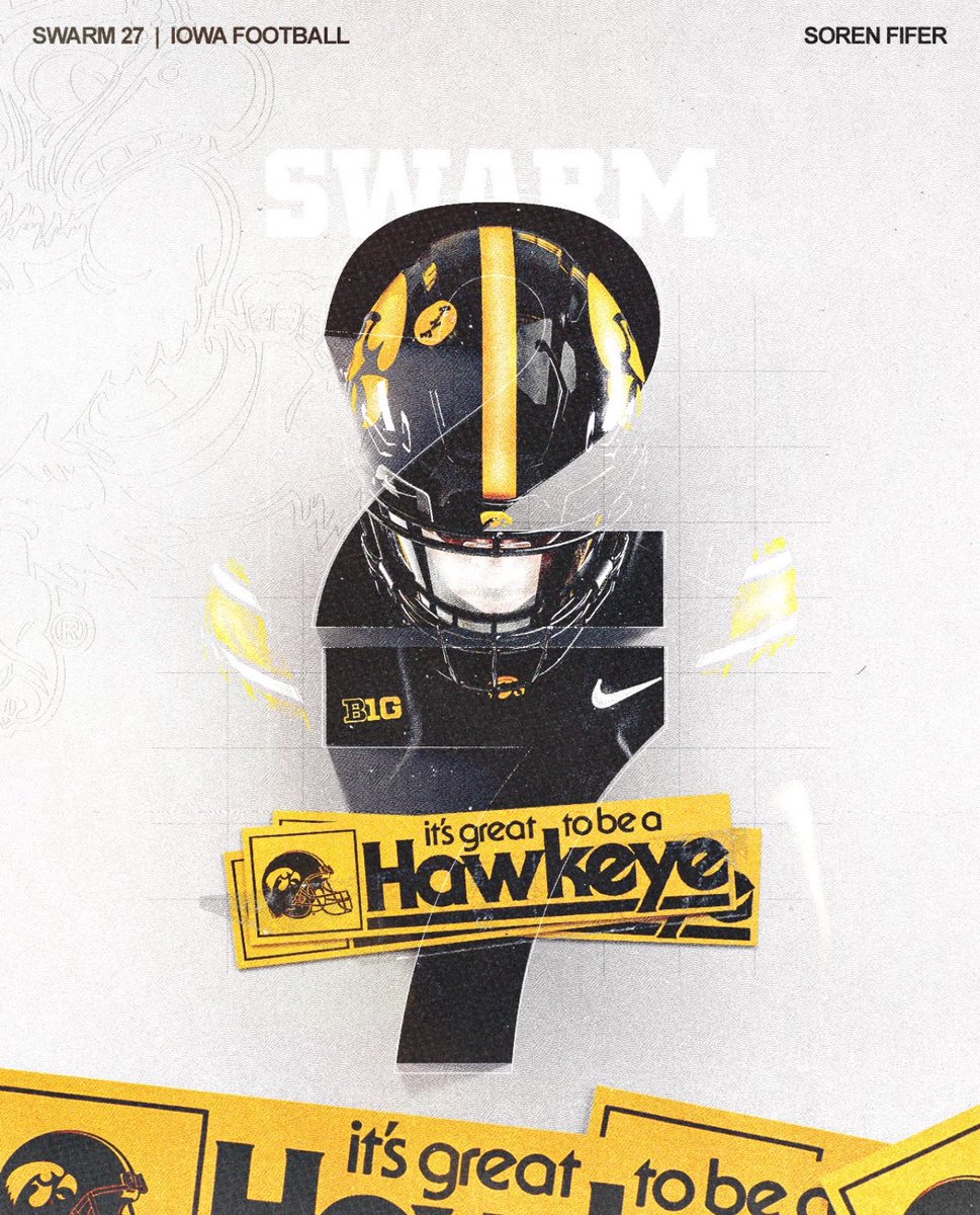 SorenFifer's tweet image. Thanks @HawkeyeFootball for the love!