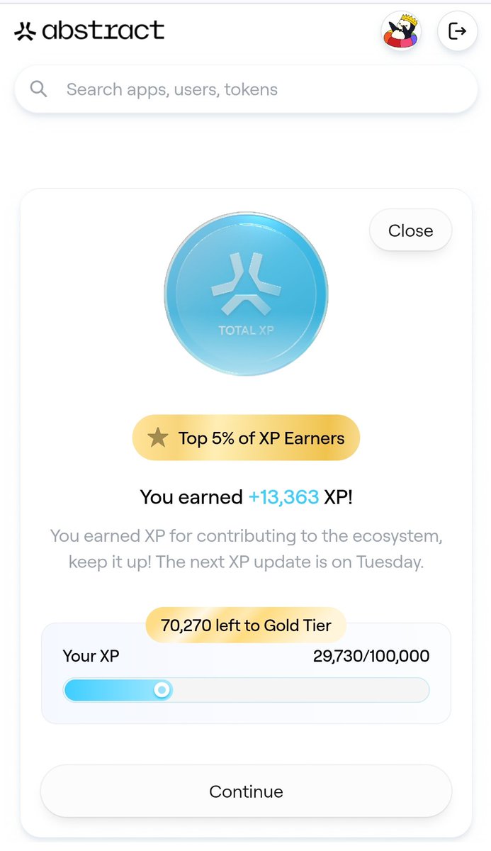 This week I only played Khuga — and here's the result. ⚡⚡⚡

Next week, it's gonna be even more Khuga and way more ABS XP. 🎯🎯🎯

 Lets grind <a href="/Khugaverse/">𝗞𝗛𝗨𝗚𝗔</a> ! 💪🔥

 #Khuga #abs #Xp #abstract