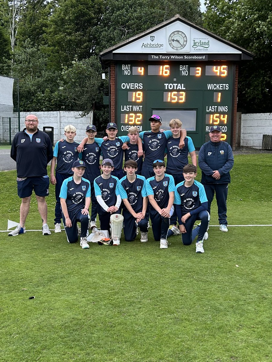 Great performance in a very tight finish between two excellent junior teams at Fox Lane. Thank you <a href="/LeylandCC/">Leyland Cricket Club</a> for an impeccable playing facility. #finalists