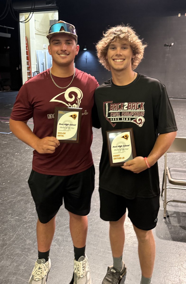 Co Pitchers of the year. Congrats to Nolan Ertel and <a href="/kerrysnyder04/">Kerry Snyder</a> on an awesome season and tremendous careers.
