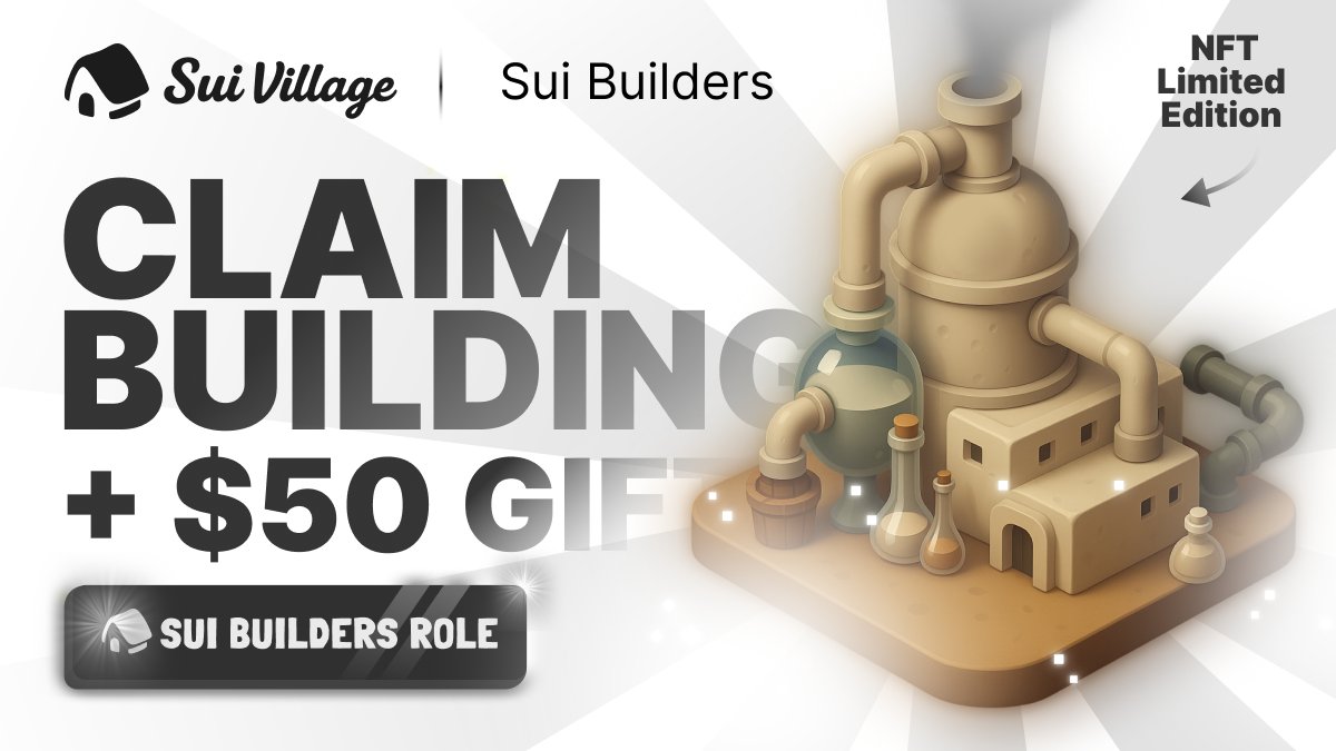 Aleo Global (@aleo_global) on Twitter photo Claim NEW <a href="/SuiBuilders/">Sui Builders</a> Building 🚨
Place & Earn from buildings in the Village 🏕️
First Come, First Served, Limited 👑
BONUS $50 $SUI Tag a Friend 🎁
Claim 5000 Buildings + Role 👇
app.galxe.com/quest/Db4iCuPi… Claim NEW <a href="/SuiBuilders/">Sui Builders</a> Building 🚨
Place & Earn from buildings in the Village 🏕️
First Come, First Served, Limited 👑
BONUS $50 $SUI Tag a Friend 🎁
Claim 5000 Buildings + Role 👇
app.galxe.com/quest/Db4iCuPi…