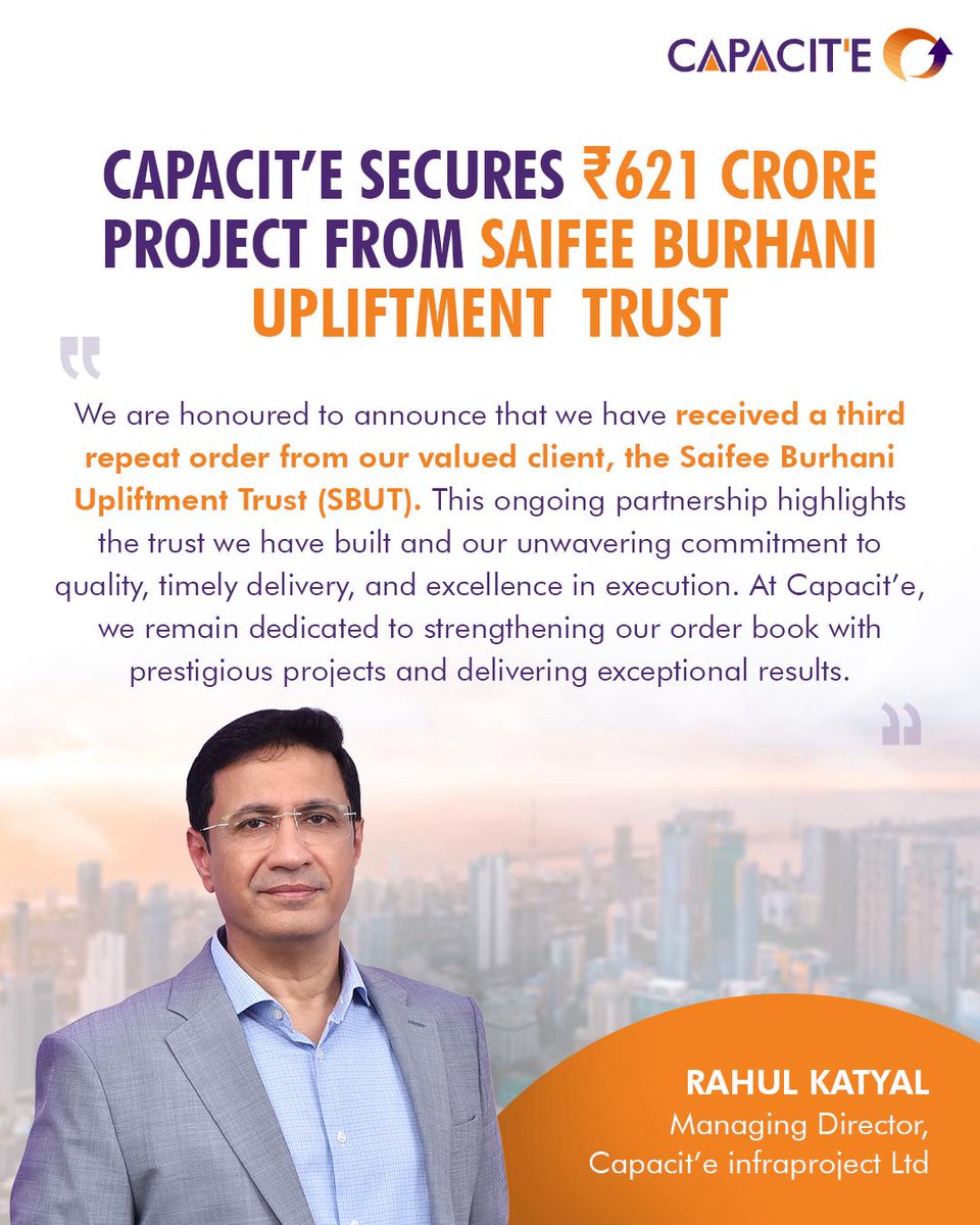 Capacit'e Infraprojects Limited tweet media