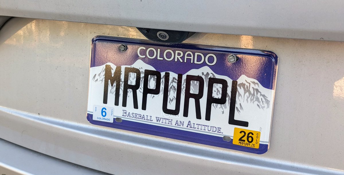 MrPurpleCO's tweet photo. #BaseballWithAnAltitude #GoRox @Rockies @MLB #ColoradoRockies #Rockies https://t.co/y6Lrc5eMuj