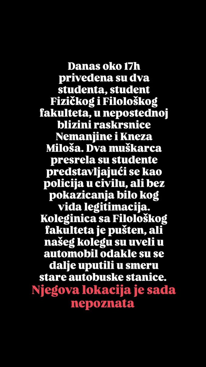 Kolega je uveden u automobil marke "Škoda" bele boje registarskih oznaka BG2951FP