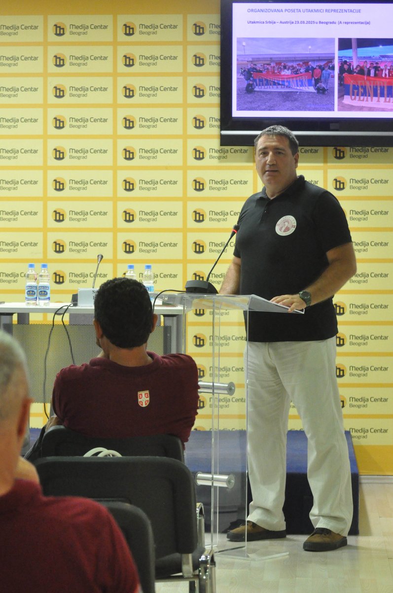 Konferencija za medije Udruženja navijača Džentlmen iz Beograda
Predstavljanje projekta “Bridging cultures“ – antirasizam edukacija novih generacija
Više na: mc.rs/dogadjaji/pred…
#medijacentarbeograd