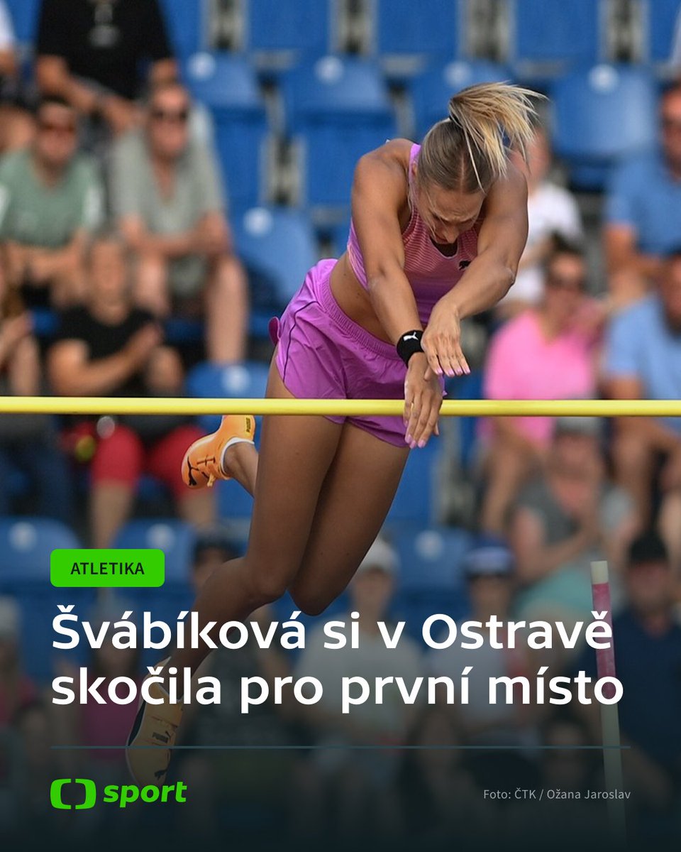 Už to cinká! ✨Tyčkařka Amálie Švábíková si připsala první kariérní triumf na tomto mítinku 🥇 výkonem 466 centimetrů, který skočila na druhý pokus. 💪

Více 👉 sport.ceskatelevize.cz/clanek/atletik…